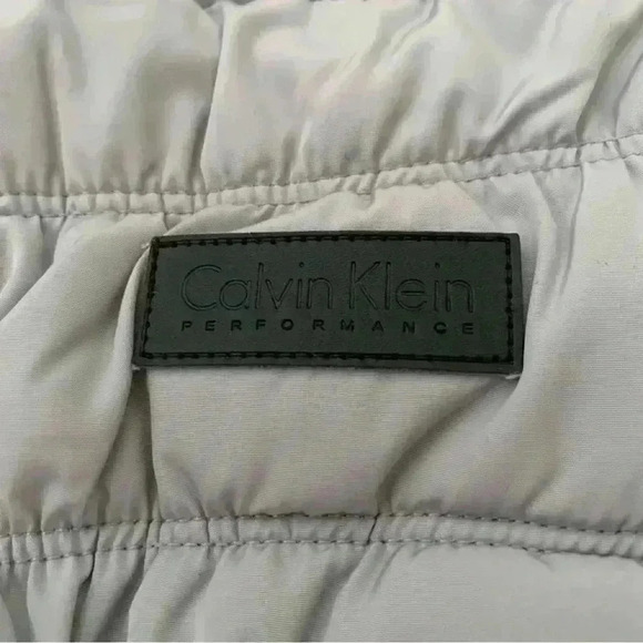 Calvin Klein Performance Ice Blue Sherpa Puffer Vest Women's Size Small - Picture 10 of 10